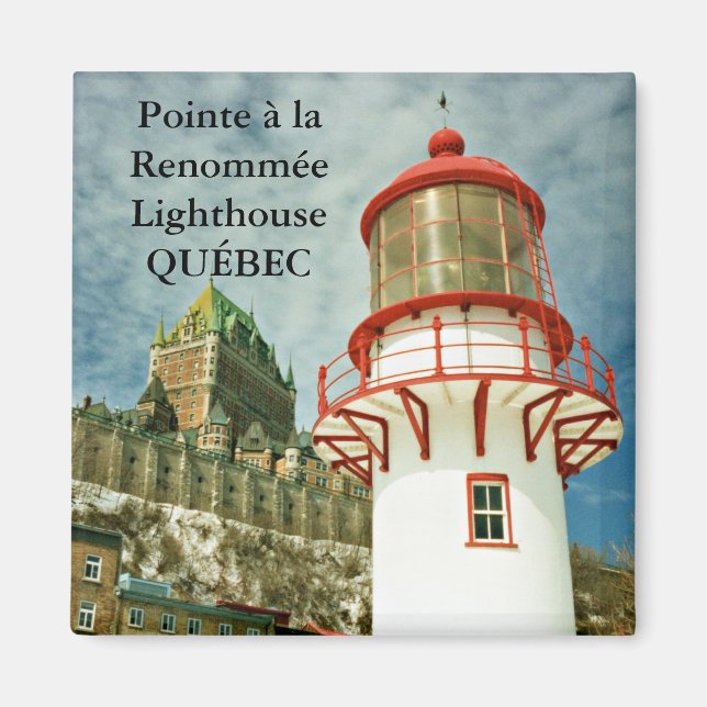 Imã Pointe à Renommée Lighthouse, Magnet do Québec (Frente)