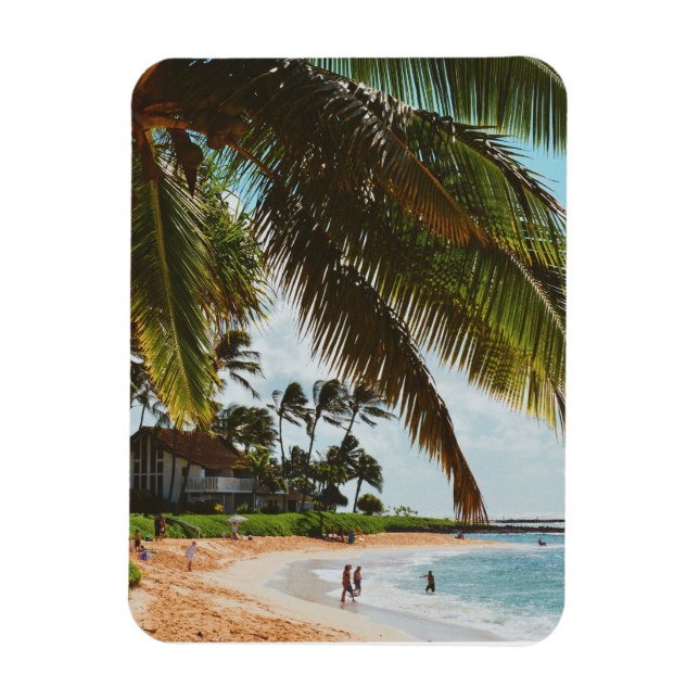 Ímã Poipu Beach - Ilha de Kauai - Havaí (Vertical)
