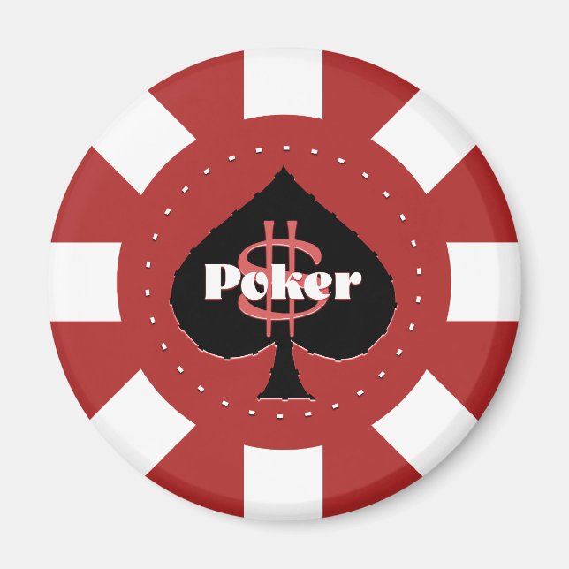 Imã Poker Chip Magnet (Frente)