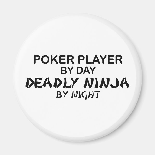 Imã Poker Deadly Ninja por Noite (Frente)