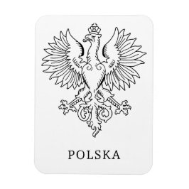 Ímã Poland's White Eagle Contemporary State Emblem 