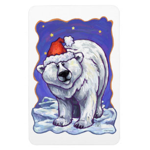 Ímã Polar Bear Natal