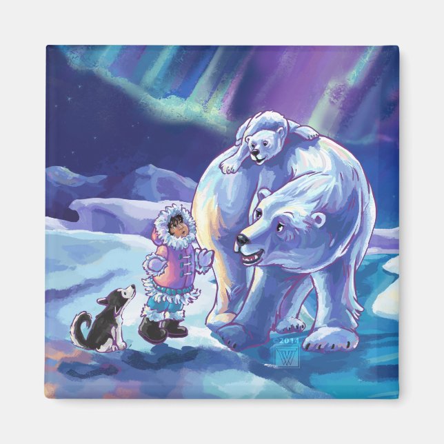 Imã Polar Pals (Frente)
