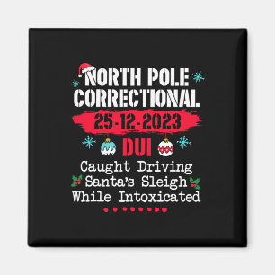 Imã Pole Norte Correcional Dui pegou Papais noeis de c