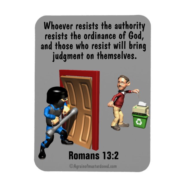 Ímã Polícia (Vertical)