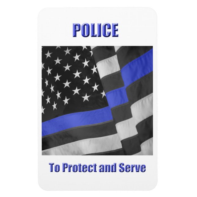 Ímã Polícia (Vertical)