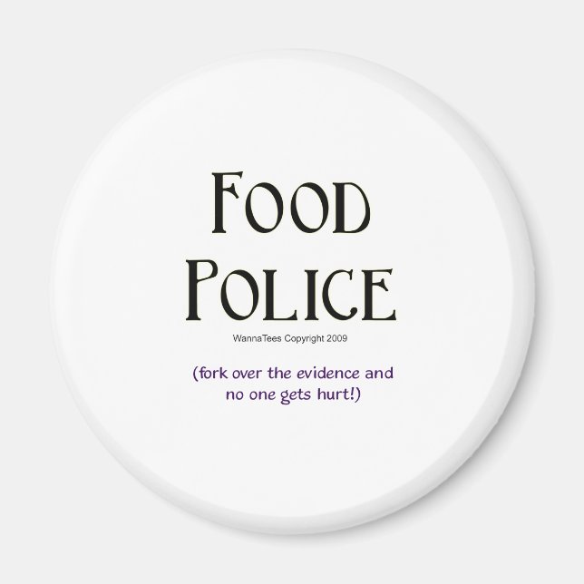 Imã Polícia de comida: Fork sobre as evidências (Frente)