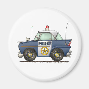Imã Polícia do carro de polícia