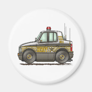 Imã Polícia do carro-patrulha do carro do xerife