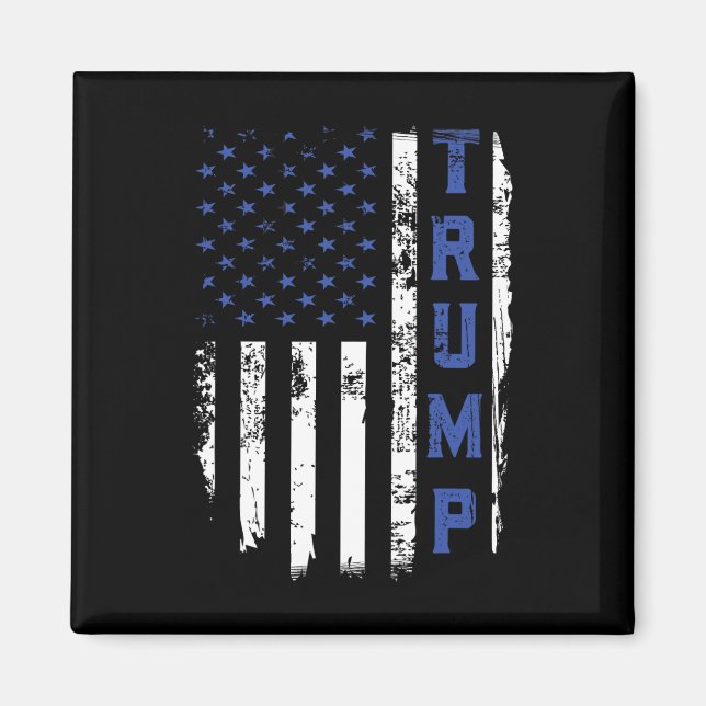 Imã Policial Thin Blue Line Republican Policial Usa Ba (Frente)