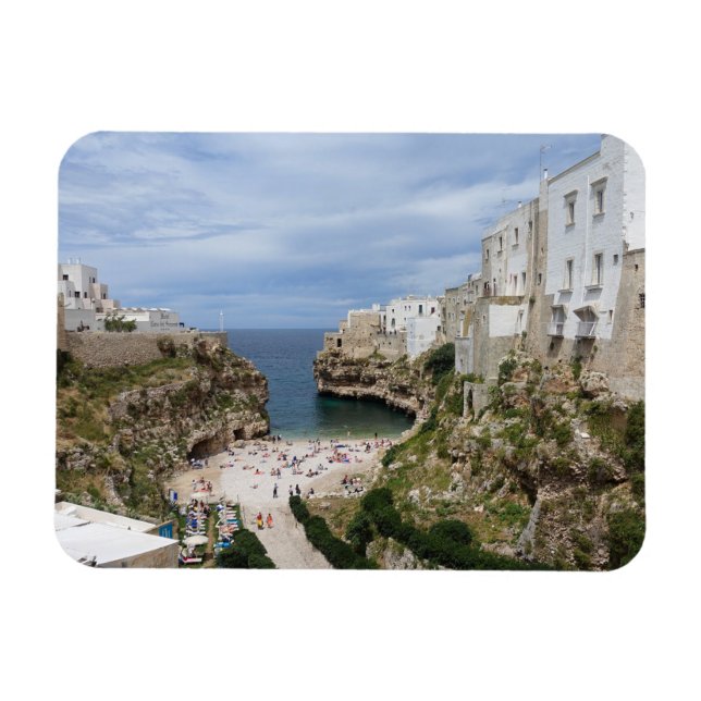 Ímã Polignano a Mare City Beach Magnético (Horizontal)