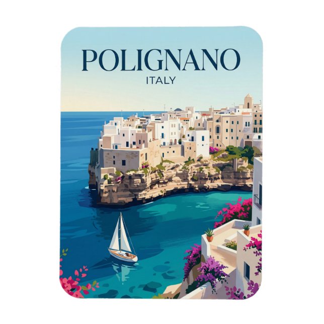 Ímã Polignano a Mare Itália (Vertical)