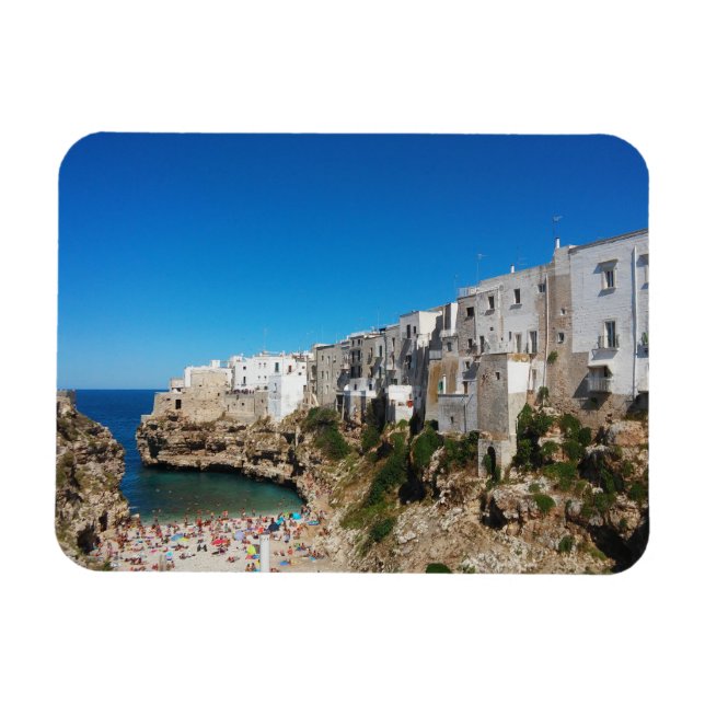 Ímã Polignano Mare Bari Itália arquiteto histórico da  (Horizontal)
