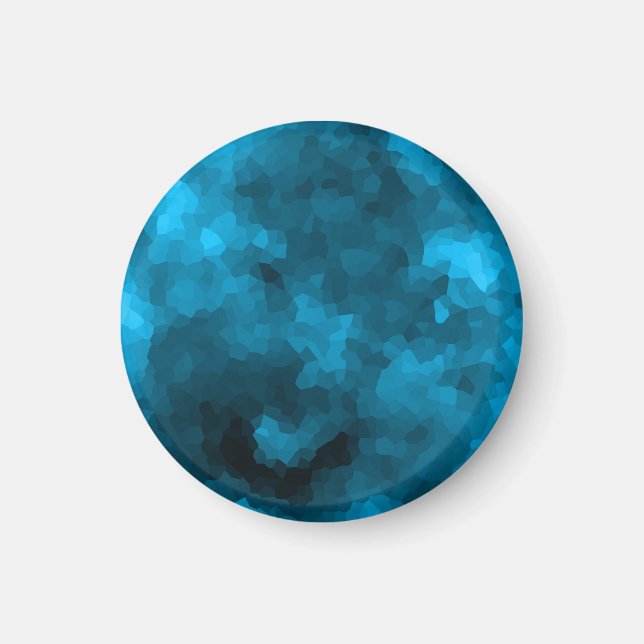 Imã Poligonal azul (Frente)