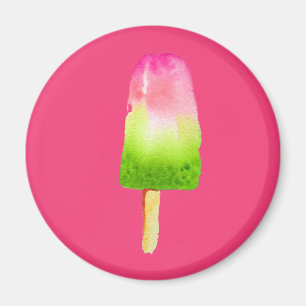 Imã Polinês de pop de Arte de Framboesa Verão