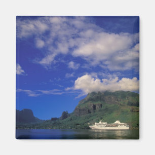 Imã Polinésia Francesa, Moorea. Baía de Cooks. Navio d