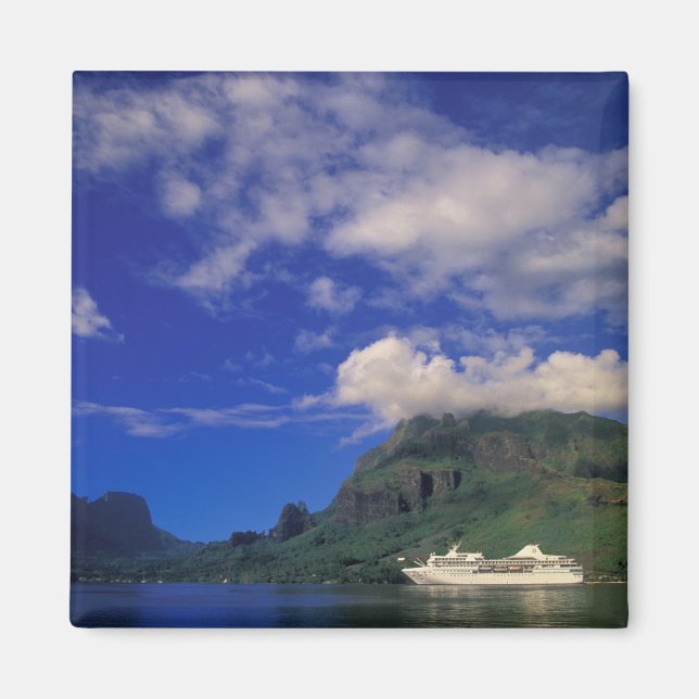 Imã Polinésia Francesa, Moorea. Baía de Cooks. Navio d (Frente)