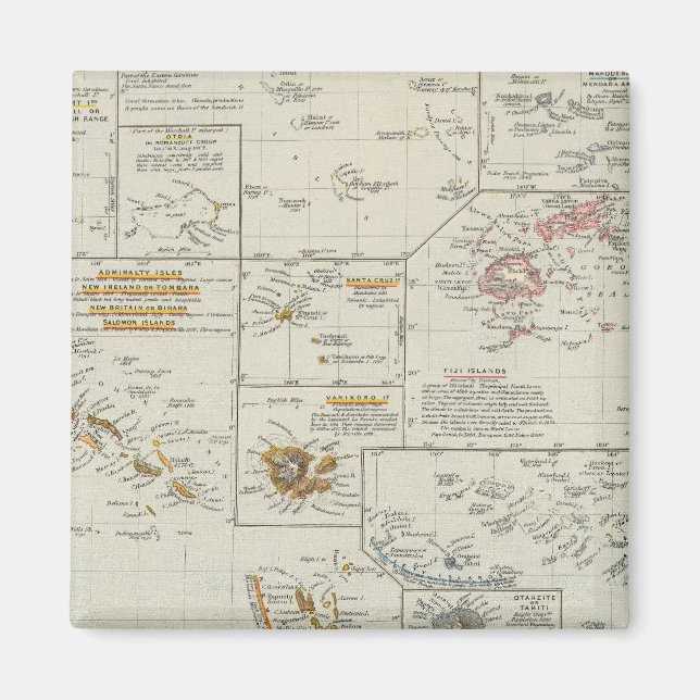 Imã Polinésia, Ilhas do Pacífico (Frente)