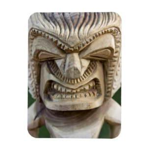Ímã Polinésia, Reino de Tonga. Close-up de tiki