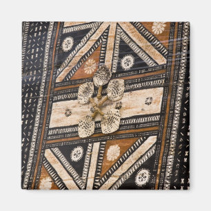 Imã Polinésia, Reino de Tonga. Detalhe da tapa