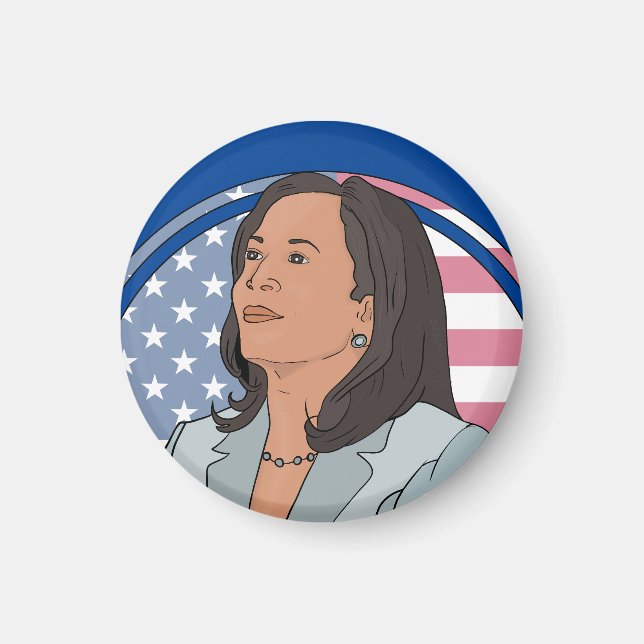 Imã Política Kamala Harris (Frente)