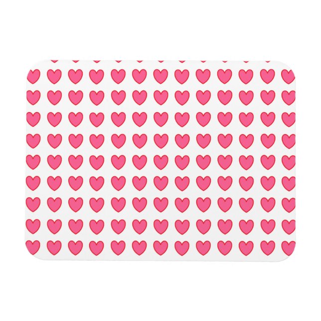 Ímã Polka Hearts (Horizontal)
