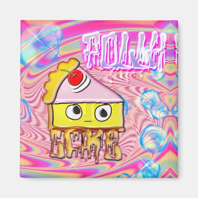 Imã Polly Cake - Tortina - (Frente)