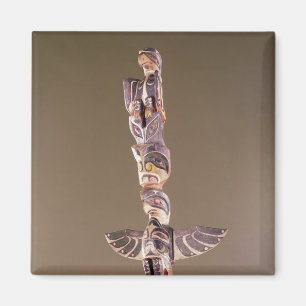 Imã Pólo de totem do clã do pássaro de Tinglit