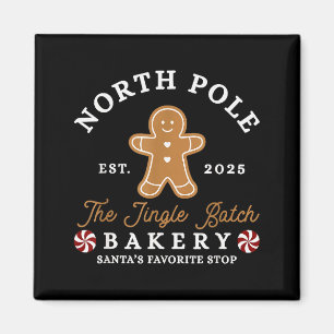 Imã Pólo Norte Natal O Lote Jingle Padaria Papai Noel
