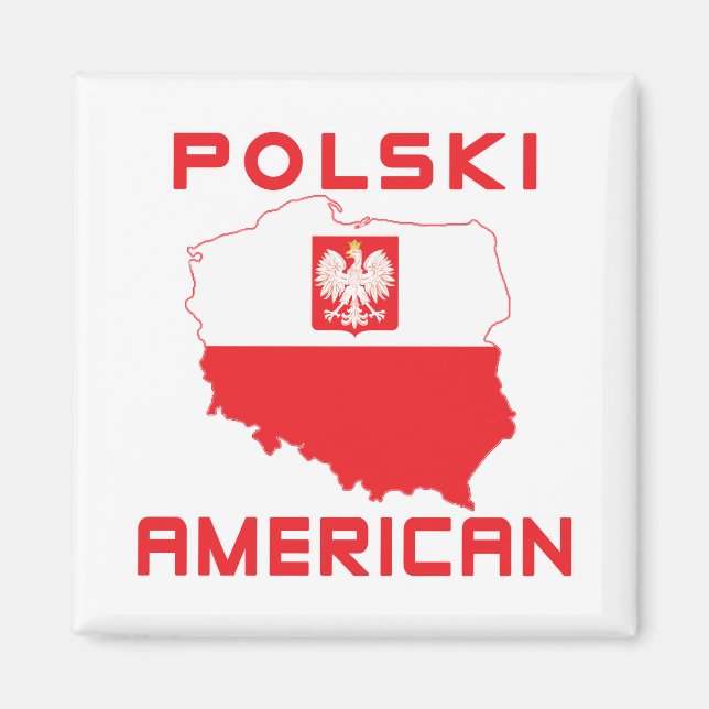 Imã Polski American Map (Frente)