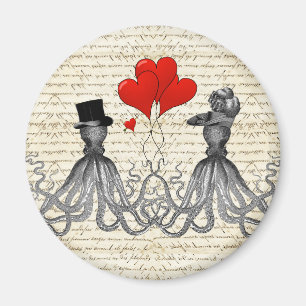 Imã Polvo e corações do vintage