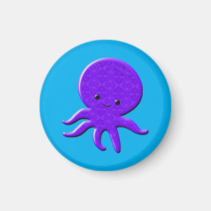 Imã Polvo Roxo Fofo