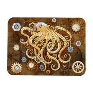 Ímã Polvo Steampunk Retro Fantasia Mecânica