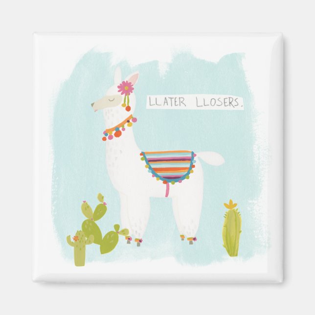 Imã Pom Pom Llama Rama - Llater Llosers (Frente)