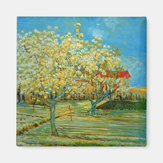 Imã Pomar em Blossom por Vincent van Gogh (Frente)
