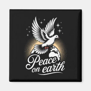 Imã Pomba da Paz na Terra e Globo Natal Pacífico