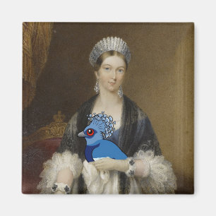 Imã Pombo coroado Victoria da rainha