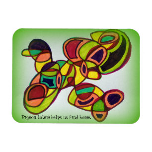 Ímã Pombo Totem Magnet