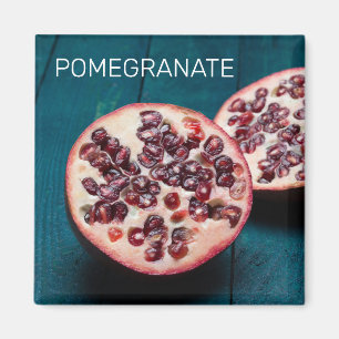 Imã Pomegranato Fruta Vegan Gourmet Foodie Souvenir