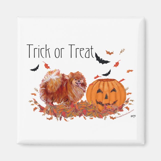 Imã Pomerânia de Halloween (Frente)
