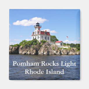 Imã Pomham Rocks Light, Rhode Island Magnet