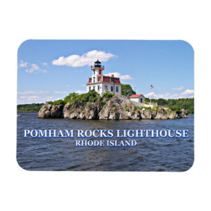 Ímã Pomham Rocks Lighthouse, Rhode Island