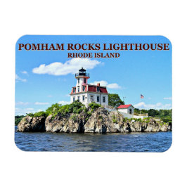 Ímã Pomham Rocks Lighthouse, Rhode Island Flexi Magnet