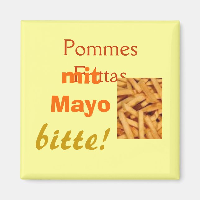 Imã Pommes Frittas Magnet (Frente)