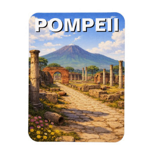 Ímã Pompeia Itália Viagem