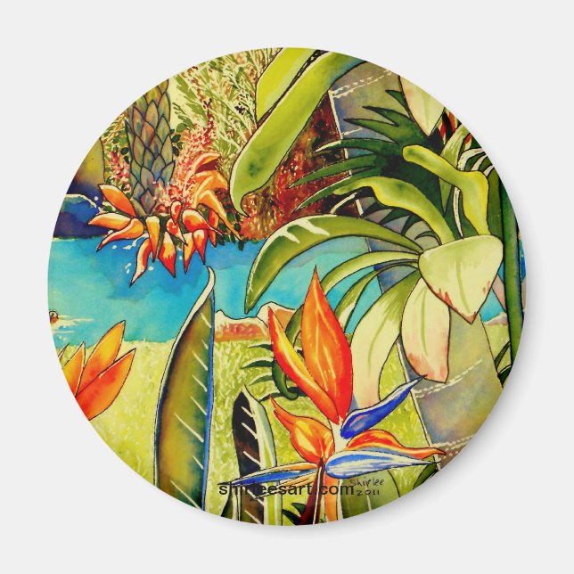 Imã Pond no plantor de abacaxi de Oahu (Frente)