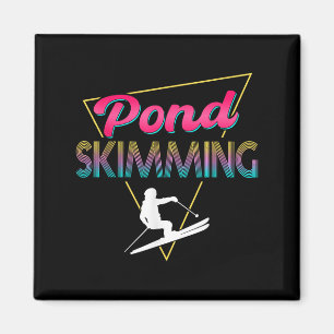 Imã Pond Skoling Roupa Ski Pond Skimmer dos anos 80
