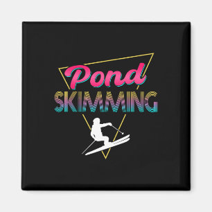 Imã Pond Skoling Roupa Ski Pond Skimmer dos anos 80