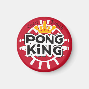 Imã Pong King Red