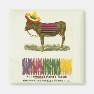 Imã Ponha a cauda no burro